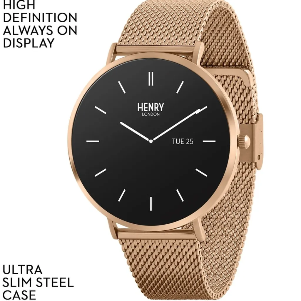Jewellery-Watches*Henry London Mesh Str Watch in Gold