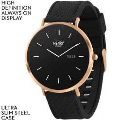 Jewellery-Watches*Henry London Smart Sili Str in Black