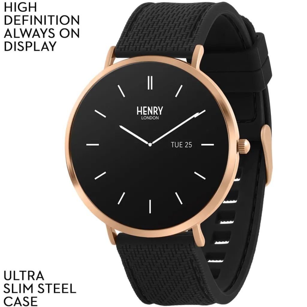 Jewellery-Watches*Henry London Smart Sili Str in Black