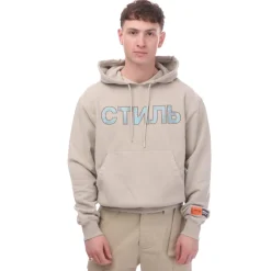 Sweatshirts*Heron Preston CTNMB Hoodie in Grey blue