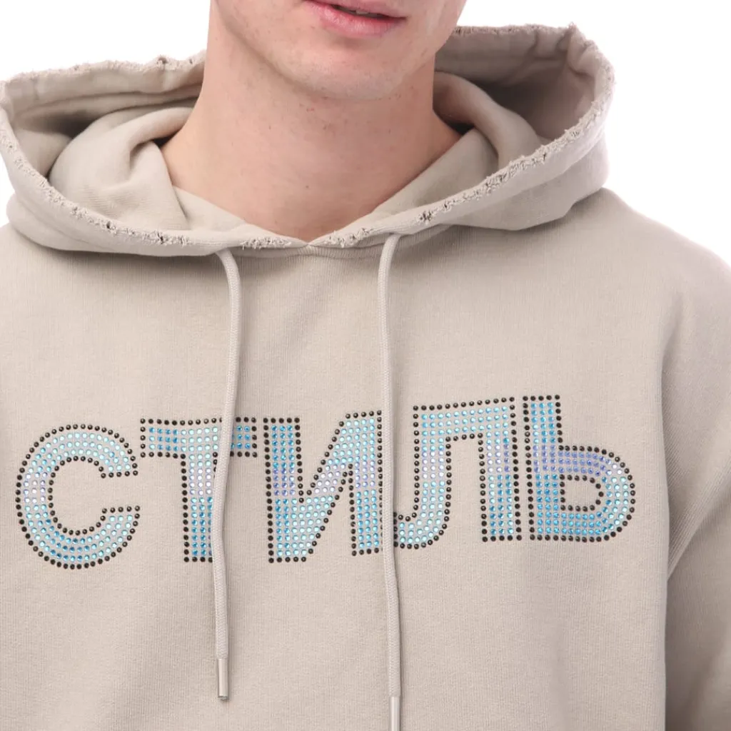 Sweatshirts*Heron Preston CTNMB Hoodie in Grey blue