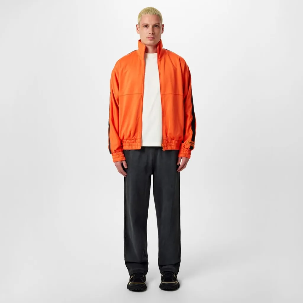 Tracksuits*Heron Preston Full Zip Turtleneck Athletic Top in Orange