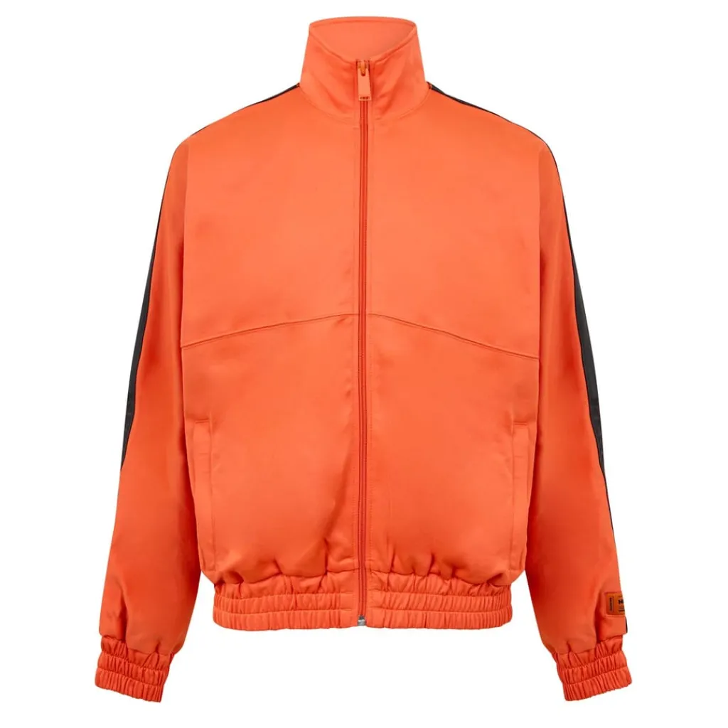 Tracksuits*Heron Preston Full Zip Turtleneck Athletic Top in Orange