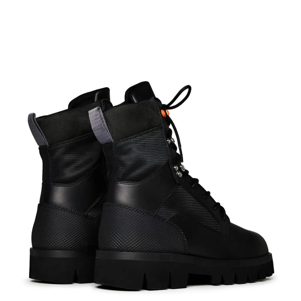 Boots*Heron Preston Lace Up Combat Boots in Black