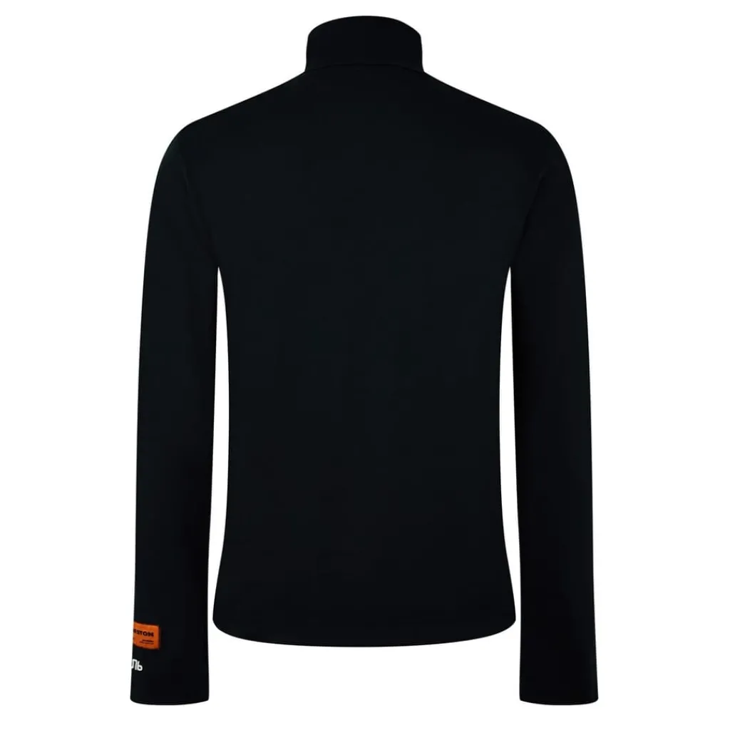 Knitwear*Heron Preston Long Sleeve Slim Fit Lettering Sweater in Black