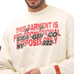 Sweatshirts*Heron Preston Promo Only Crewneck Sweatshirt in White red
