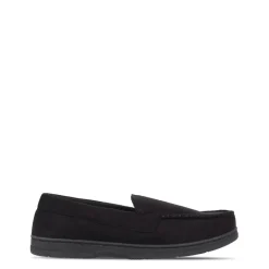 Slippers*Howick Moccasin Slippers in Black