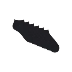 Underwear And Socks*Hugo 6 Pack of Logo Ankle Socks in Black