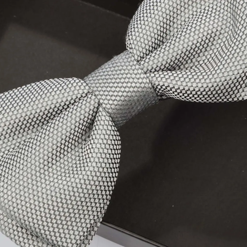 Assorted|Formalwear*Hugo Boss Classic Bow Tie in Silver