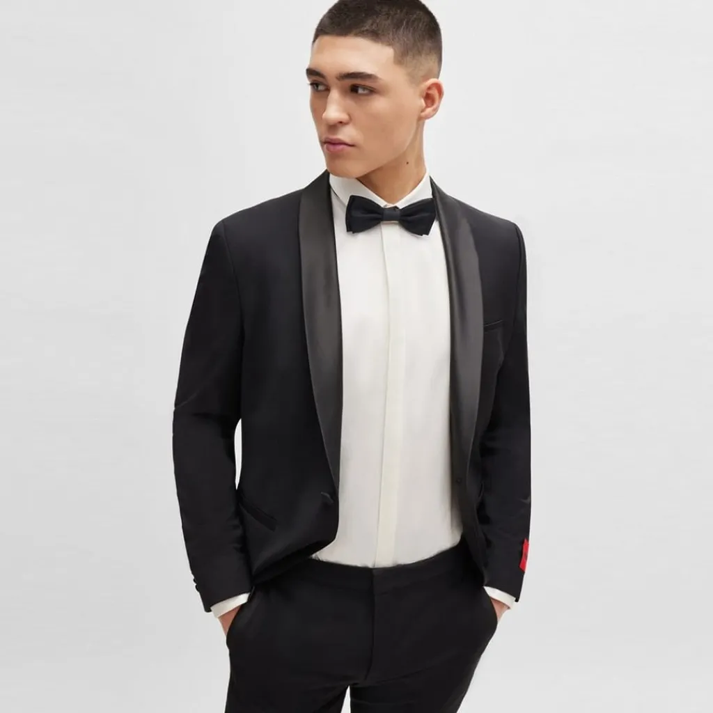 Assorted*Hugo Bow Tie 10181699 01 Bowty Mens in Black