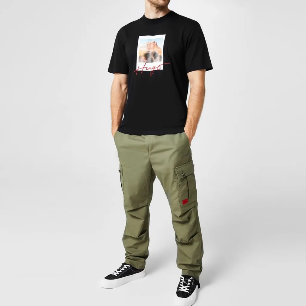 Trousers*Hugo Cargo Trousers in Green