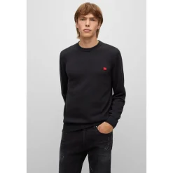 Knitwear*Hugo Cassius C Jumper in Black