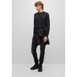 Knitwear*Hugo Cassius C Jumper in Black