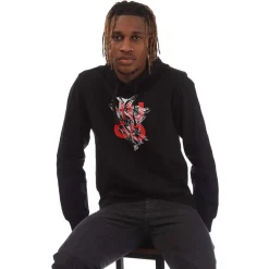 Sweatshirts*Hugo Daltorreson Hoodie in Black