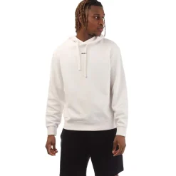 Sweatshirts*Hugo Dapo Logo Print Hoodie in White