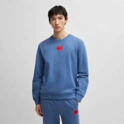Sweatshirts*Hugo Diragol212 Crewneck Sweatshirt in Blue