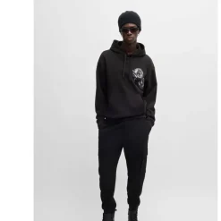 Sweatshirts|Hoodies*Hugo Dirosehood Hoodie in Black