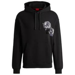 Sweatshirts|Hoodies*Hugo Dirosehood Hoodie in Black