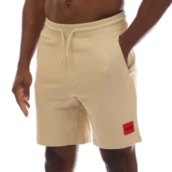 Shorts*Hugo Diz222 Logo Shorts in Beige