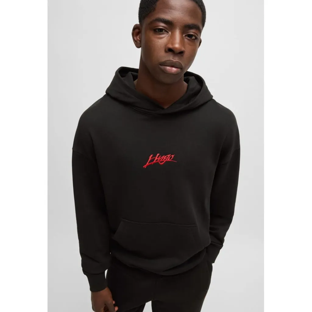 Sweatshirts|Hoodies*Hugo Dlogolong Hoodie in Black