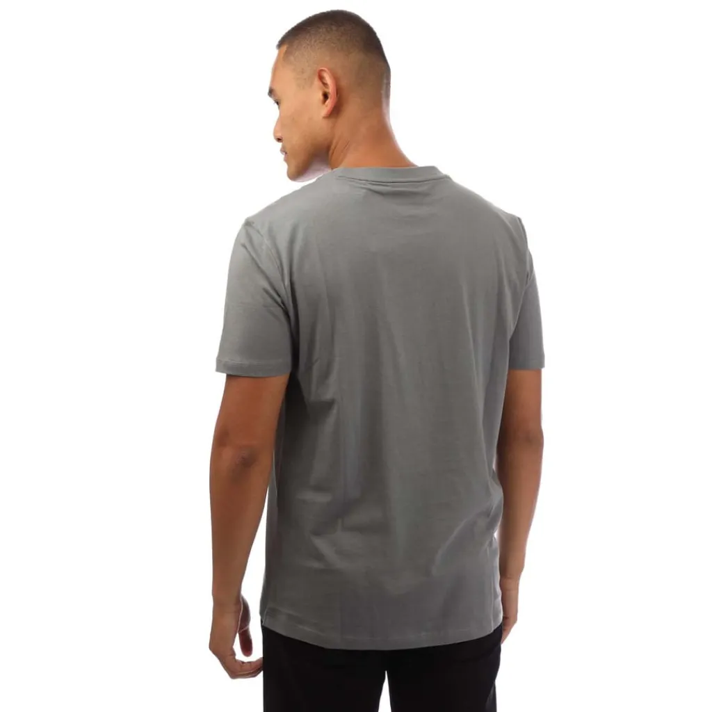 T-Shirts And Vests*Hugo Dulivio Logo Print T-Shirt in Grey