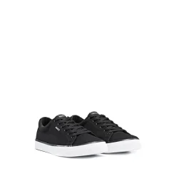 Pumps*Hugo Dyer Canvas Tennis Trainers in Black