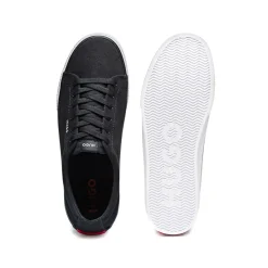 Pumps*Hugo Dyer Canvas Tennis Trainers in Black
