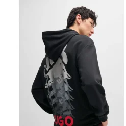 Sweatshirts|Hoodies*Hugo Dynamic Branding Hoodie in Black