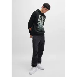 Sweatshirts|Hoodies*Hugo Dynamic Branding Hoodie in Black