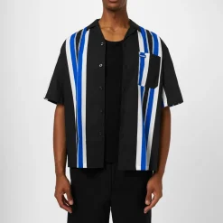 Shirts*Hugo Eligino Relaxed Fit Short Sleeve Shirt in Black