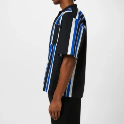 Shirts*Hugo Eligino Relaxed Fit Short Sleeve Shirt in Black