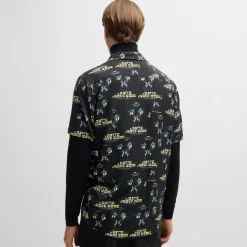 Shirts*Hugo Ellino 70s Film Graphics Shirt in Black