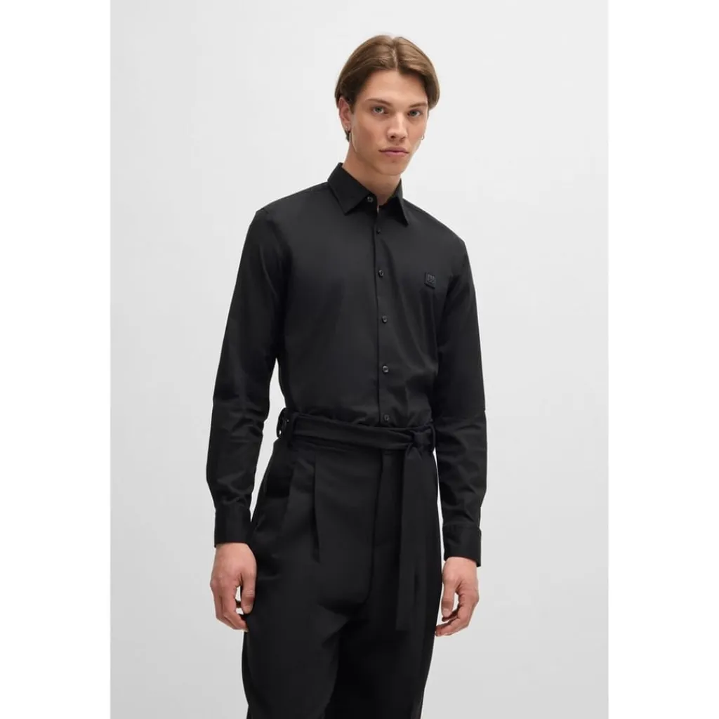 Shirts*Hugo Ermo 10243670 07 in Black