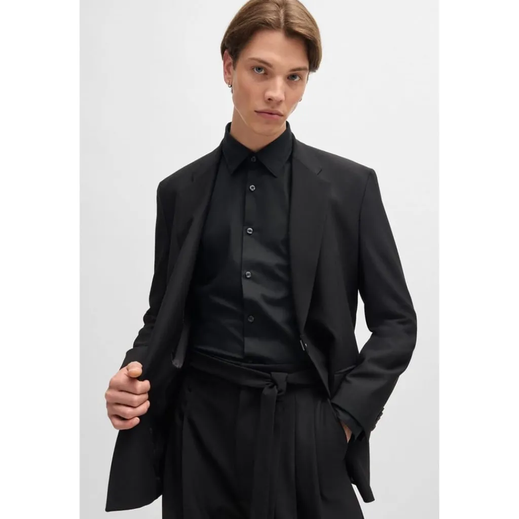 Shirts*Hugo Ermo 10243670 07 in Black