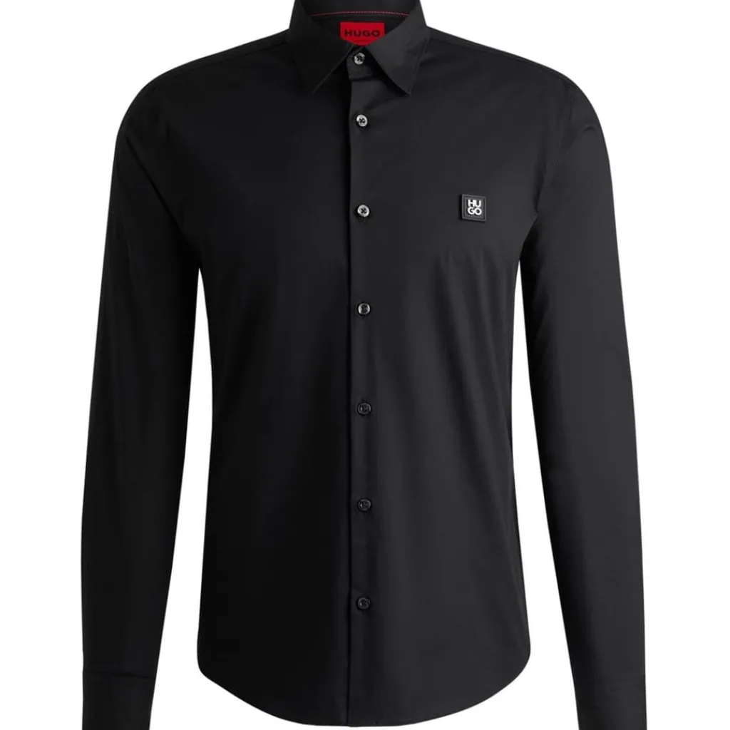 Shirts*Hugo Ermo 10243670 07 in Black