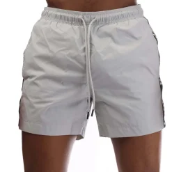 Shorts*Hugo Fab Logo Tape Swim Shorts in Grey