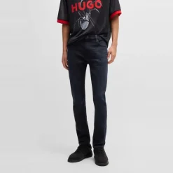 Jeans*Hugo Five Pocket Design Slim Jeans in Blue