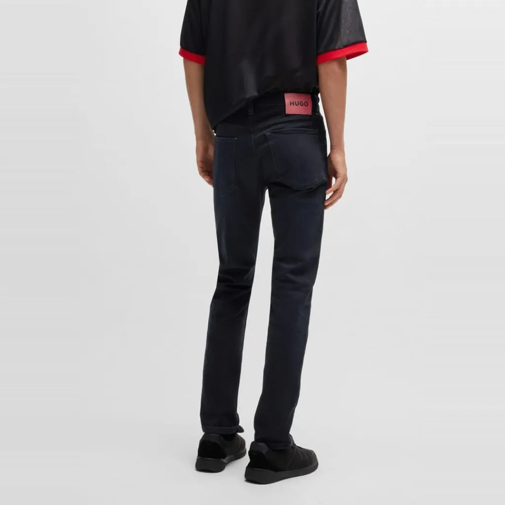 Jeans*Hugo Five Pocket Design Slim Jeans in Blue