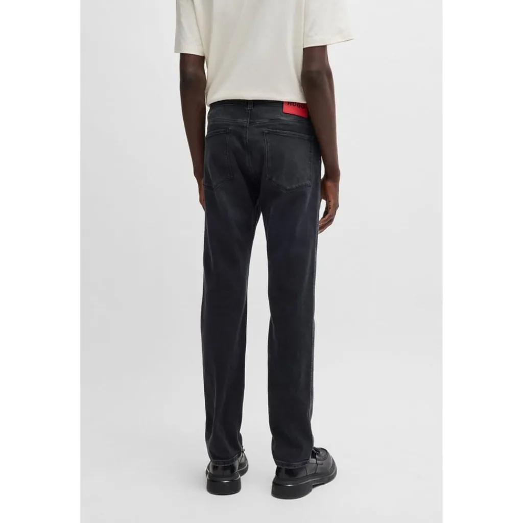 Jeans*Hugo Five Pocket Design Slim Jeans in Black