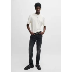 Jeans*Hugo Five Pocket Design Slim Jeans in Black