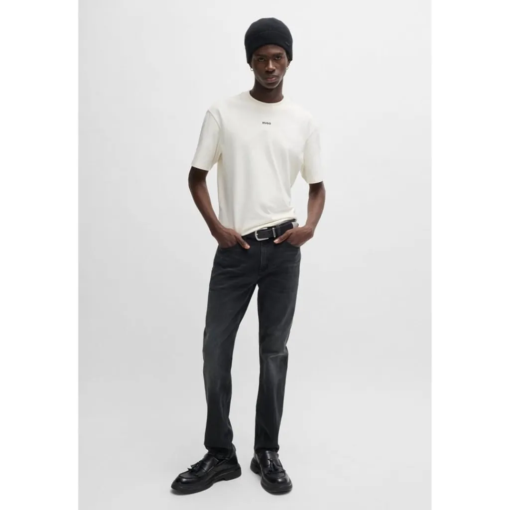 Jeans*Hugo Five Pocket Design Slim Jeans in Black