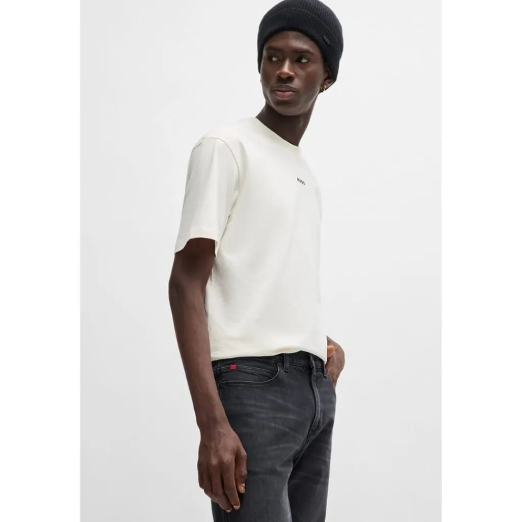 Jeans*Hugo Five Pocket Design Slim Jeans in Black