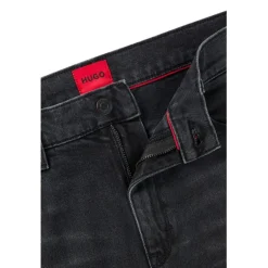 Jeans*Hugo Five Pocket Design Slim Jeans in Black