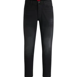 Jeans*Hugo Five Pocket Design Slim Jeans in Black