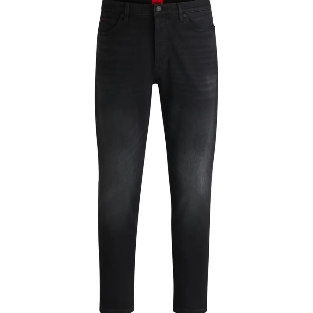 Jeans*Hugo Five Pocket Design Slim Jeans in Black