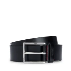 Belts*Hugo Giaspo Leather Belt in Black