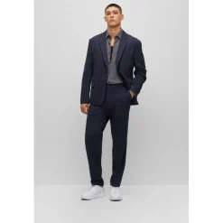 Trousers*Hugo Gos233F1J Trousers in Dark Blue