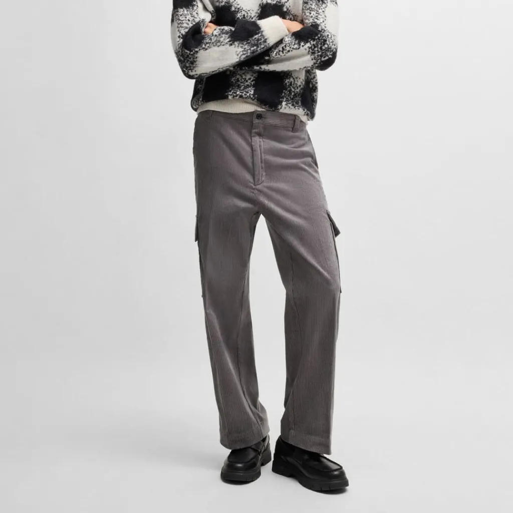 Trousers*Hugo Grady244 Cargos in Grey