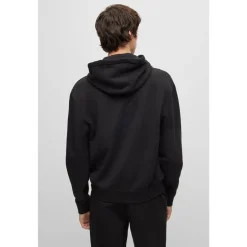Hoodies*Hugo Hooded Relaxed Fit Long Sleeve Sweatshirt in Black