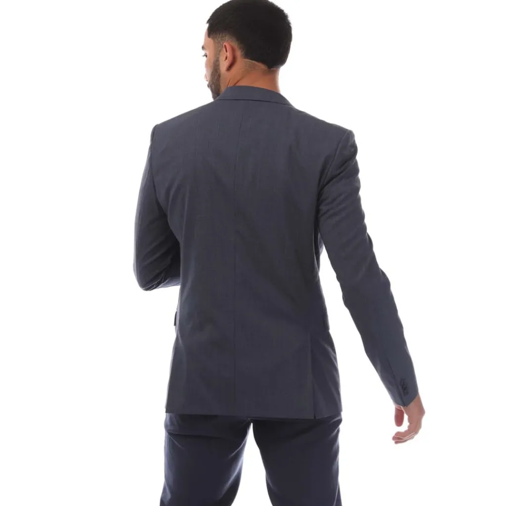 Coats And Jackets*Hugo Houndstooth Extra Slim-Fit Jacket in Dark Blue